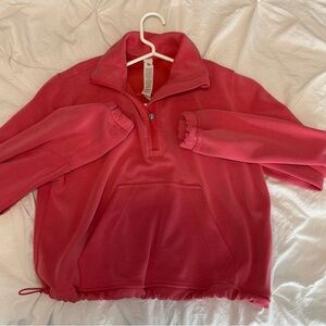 lululemon athletica Pink Half-Zip Hoodie